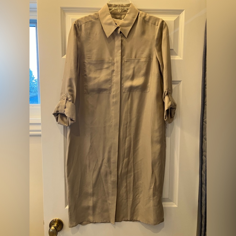 Michael Kors Tan Long Sleeve Dress
